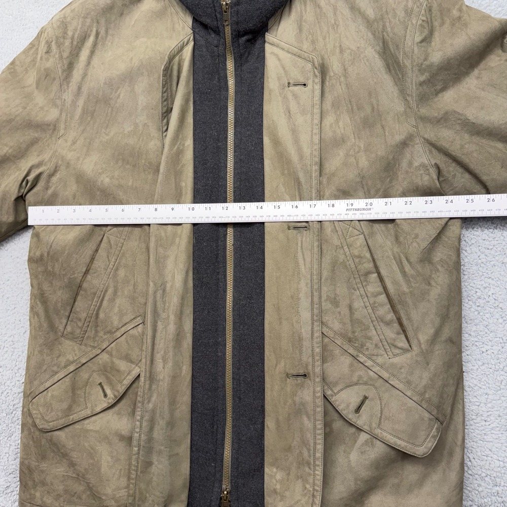 Roman Rothschild of Switzerland 923030 Size 25 Mens XL Amaretta Faux Suede Coat - Picture 5 of 16